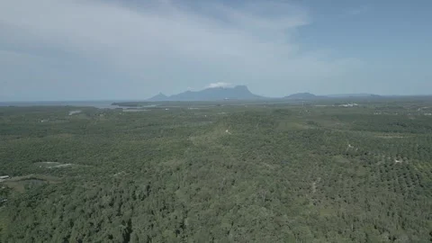Aerial Drone View At Matang Fac Highway Sarawak. Stock Footage 332707617