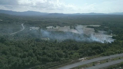 Aerial Drone View At Matang Fac Highway Sarawak. Stock Footage 332707651