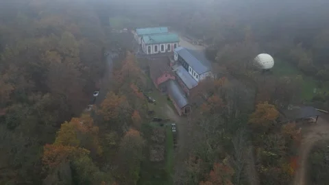 Aerial drone view of the mine at Cockerill d'Esch-sur-Alzette, Luxembourg Stock Footage 292533796