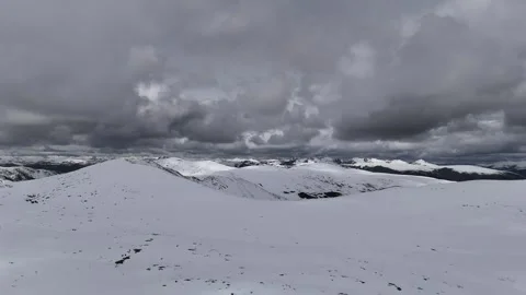Aerial drone view of mountain road in western China Stock Footage 337894114