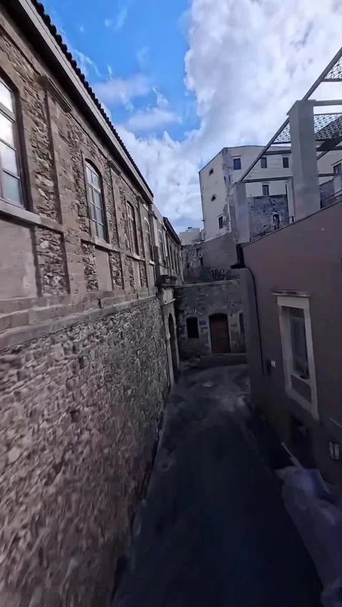 Aerial drone view of Old Town in Chania. Vídeos de archivo 334010257