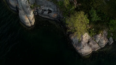 Aerial drone view over Archipelago Vídeo Stock 109624015