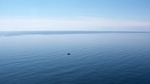 Aerial drone view over Baltic sea Stock-Footage 109576038