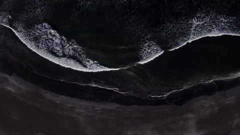 Aerial drone view over Beach Vídeo Stock 109515257