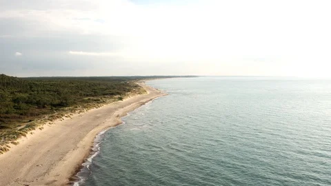 Aerial drone view over Beach 動画素材 109649693