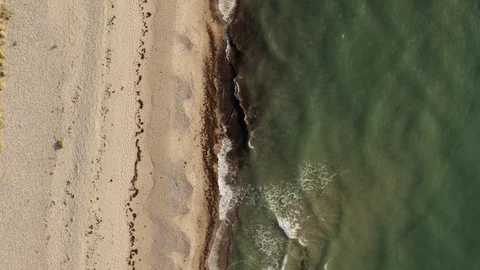 Aerial drone view over Beach Vidéo 109660032