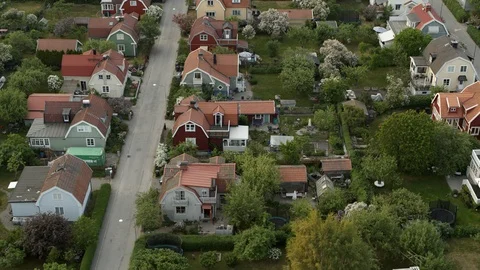 Aerial drone view over Vidéo 110198161