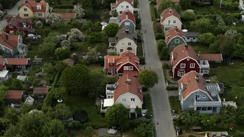 Aerial drone view over Видео 111354351