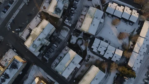 Aerial drone view over Mullsjö Stock-Footage 109965724