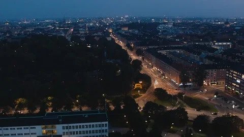 Aerial drone view over Norrtull in Stockholm Stock Footage 109458834