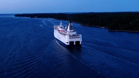Aerial drone view over St. Peter Line Stock Footage 109504863