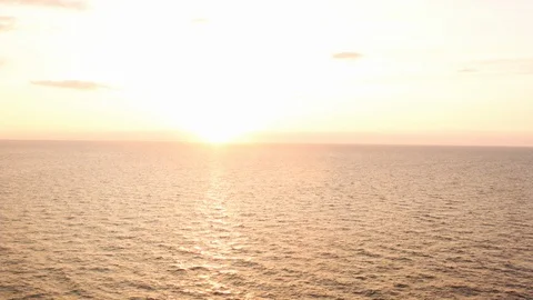 Aerial drone view over Sunset at sunset Stock-Footage 109447696