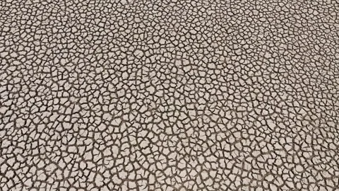 Aerial drone view of parched earth. Stock Footage 274375310