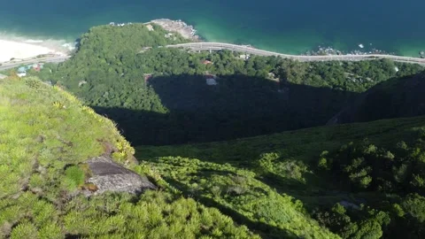 Aerial Drone View of Pedra da Gávea, Rio de Janeiro, Brazil Stock Footage 341893848