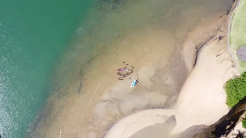 Aerial Drone View of Saco do Mamanguá Fjord, Paraty, Rio de Janeiro, Brazil Stock Footage 337597413