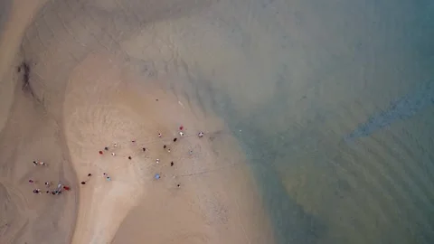 Aerial Drone View of Saco do Mamanguá Fjord, Paraty, Rio de Janeiro, Brazil Stock Footage 337597811