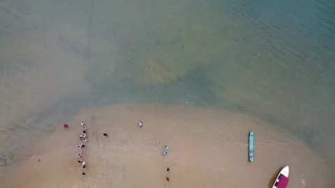 Aerial Drone View of Saco do Mamanguá Fjord, Paraty, Rio de Janeiro, Brazil Stock Footage 337597825