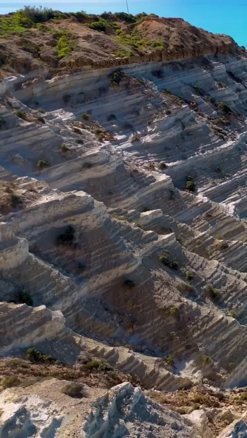 Aerial drone view of Sicily Italy historic heritage and scenic coasts. Vídeos de archivo 334751853