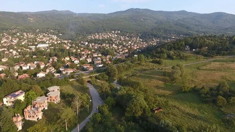 Aerial drone view of Sofia Vladaya Video stock 95290698