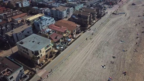 Aerial Drone View of Venice, CA. Video stock 88156083