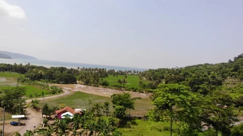 Aerial droneview of the delta that connects the river with the Indian Ocean Stock Footage 155665901