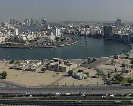 A aerial of Dubai Stock Footage 11356478