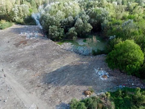 Aerial Dump Stock Photos