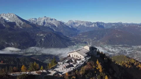 Aerial of Eagle Nest, Germany Video stock 185570284