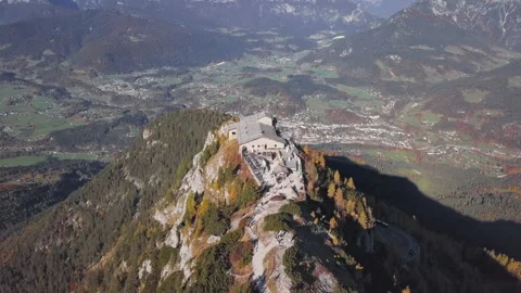 Aerial of Eagle Nest, Germany Video stock 199226602