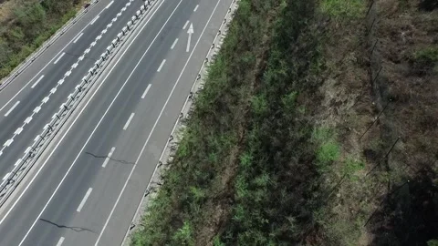 Aerial Empty Highway China Drone 動画素材 337184182