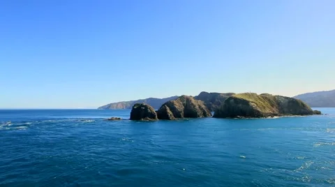 Aerial of Empty Islands Stock Footage 49183110