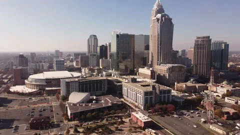 Aerial Charlotte Nc Stock Footage Royalty Free Stock Videos Pond5