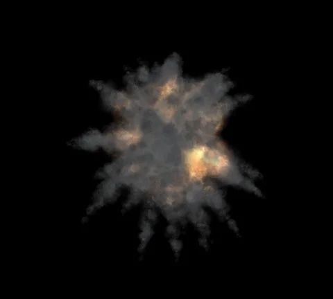 Aerial explosion 2 動画素材 95006345