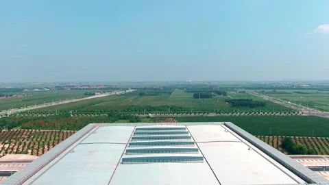 Aerial of farm Video stock 272212369
