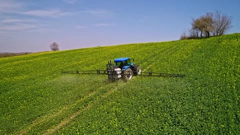 Aerial Farming Work Video stock 338333165