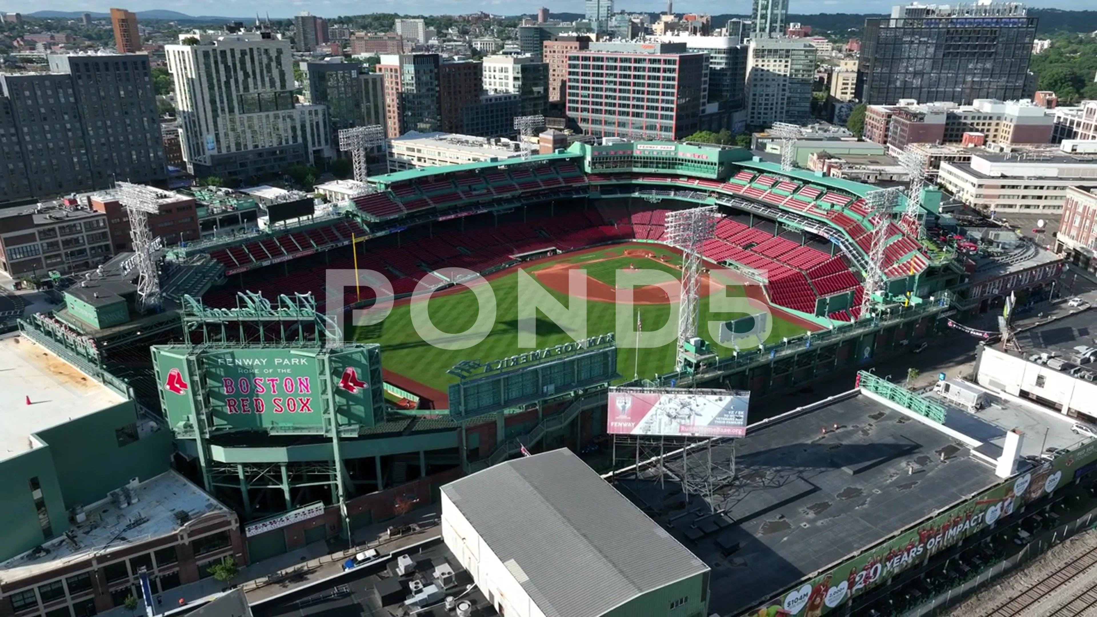 Fenway Park Panorama - Boston Red Sox - Exterior View