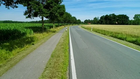 Aerial of field in Germany Stock-Footage 80725210
