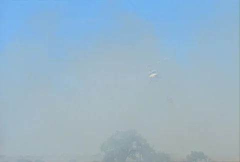 Aerial Firefighting 04 Stock Footage 505086