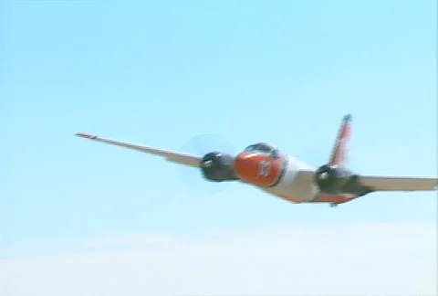 Aerial Firefighting 05 Stock Footage 505090
