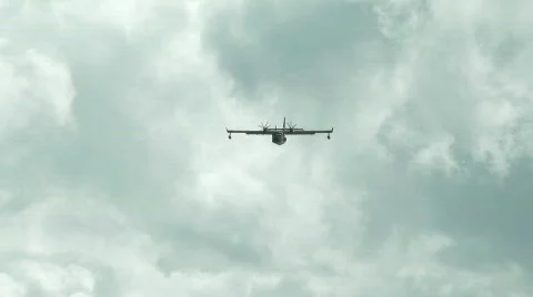 Aerial firefighting Stock Footage 848271