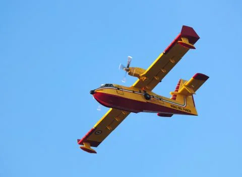 Aerial firefighting Stock Photos