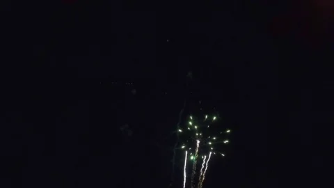 Aerial - Fireworks Drone Video stock 81833937