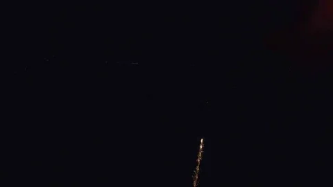 Aerial - Fireworks Drone Video stock 81833952