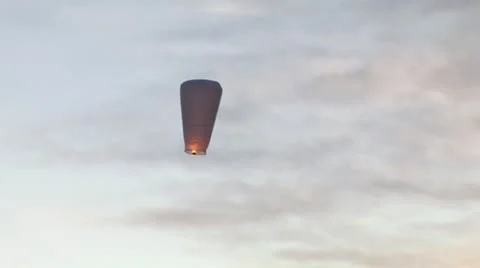 Aerial flashlight on a background of clouds Vídeos de archivo 12279508
