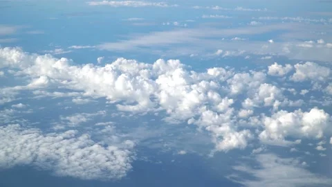 Aerial Flight Above the Clouds. 4K Video Clip Stock Footage 99783283