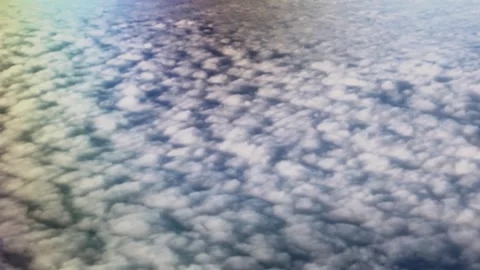 Aerial Flight Above Cumulus Clouds of Türkiye Stock Footage 254034682