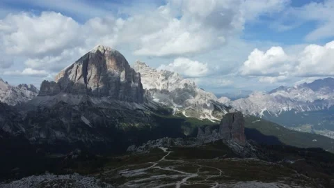 Aerial flight in the Dolomites Stock Footage 169286454