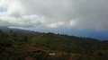 Aerial flight drone shot beautiful mountain farmland landscape with clouds 4k or 4k+ Resolution