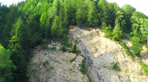Aerial Flight in the Mountains. Stock Footage 67368916