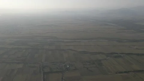 Aerial flight over beautiful vineyard landscape in Kakheti, Georgia Stock-Footage 141421150
